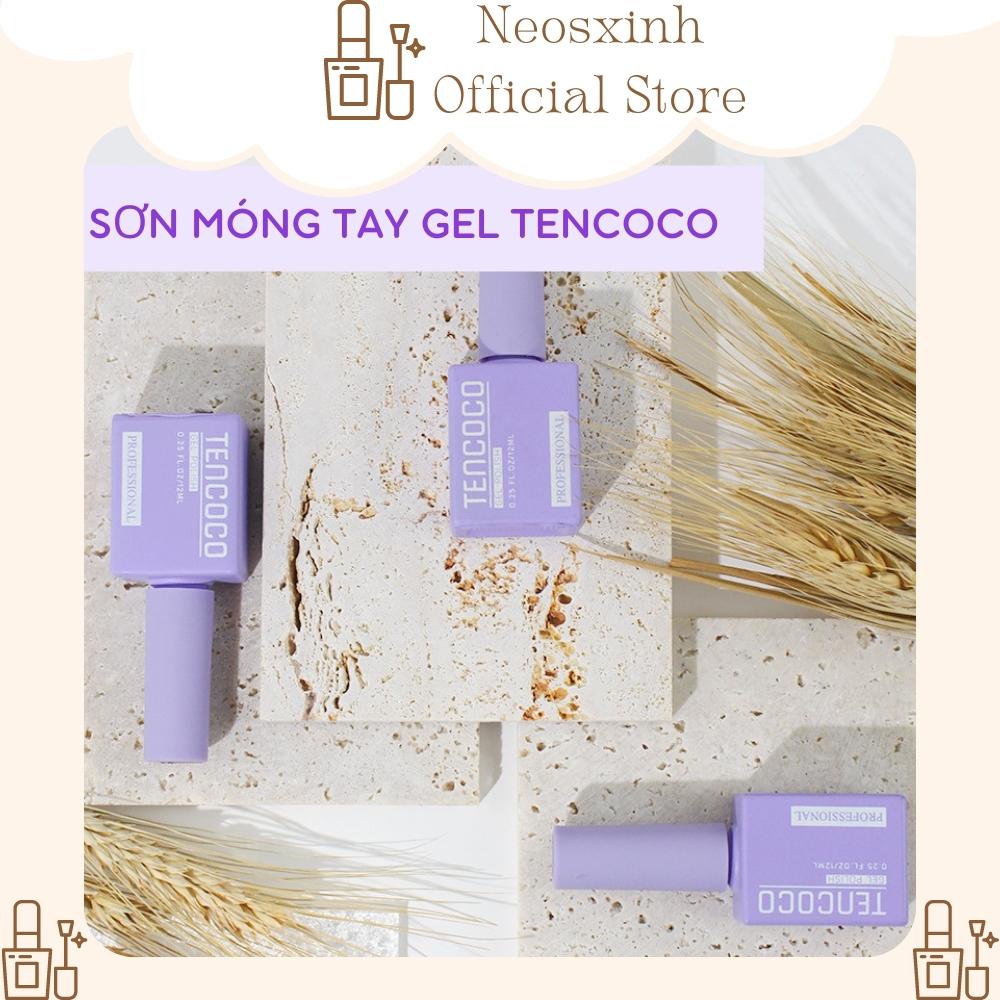 Sơn Móng Tay Gel Màu Nude Nâu Tây TENCOCO UV LED - Neosxinh Nails