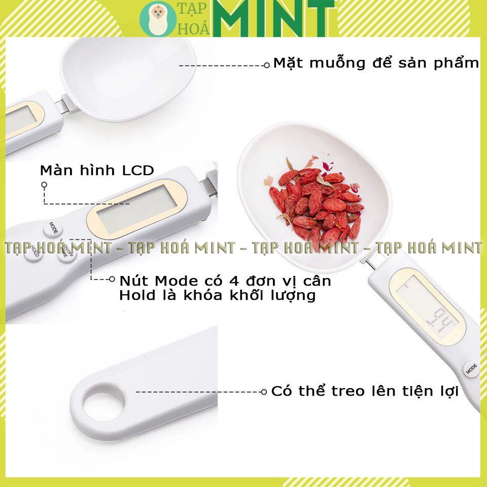 Muỗng cân điện tử mini, cân điện tử làm bánh - Tạp hoá mint