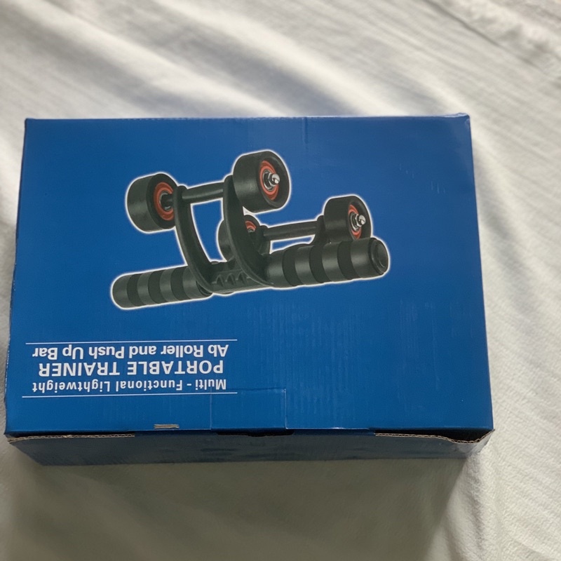 Con Lăn 4 Bánh Tập Bụng Cao Cấp Tặng 1 Đệm Gối, Dụng Cụ Hỗ Trợ Tập Bụng Tại Nhà