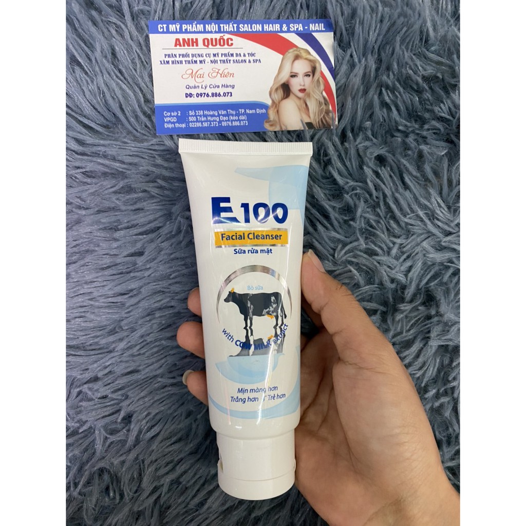 sữa rửa măt E100