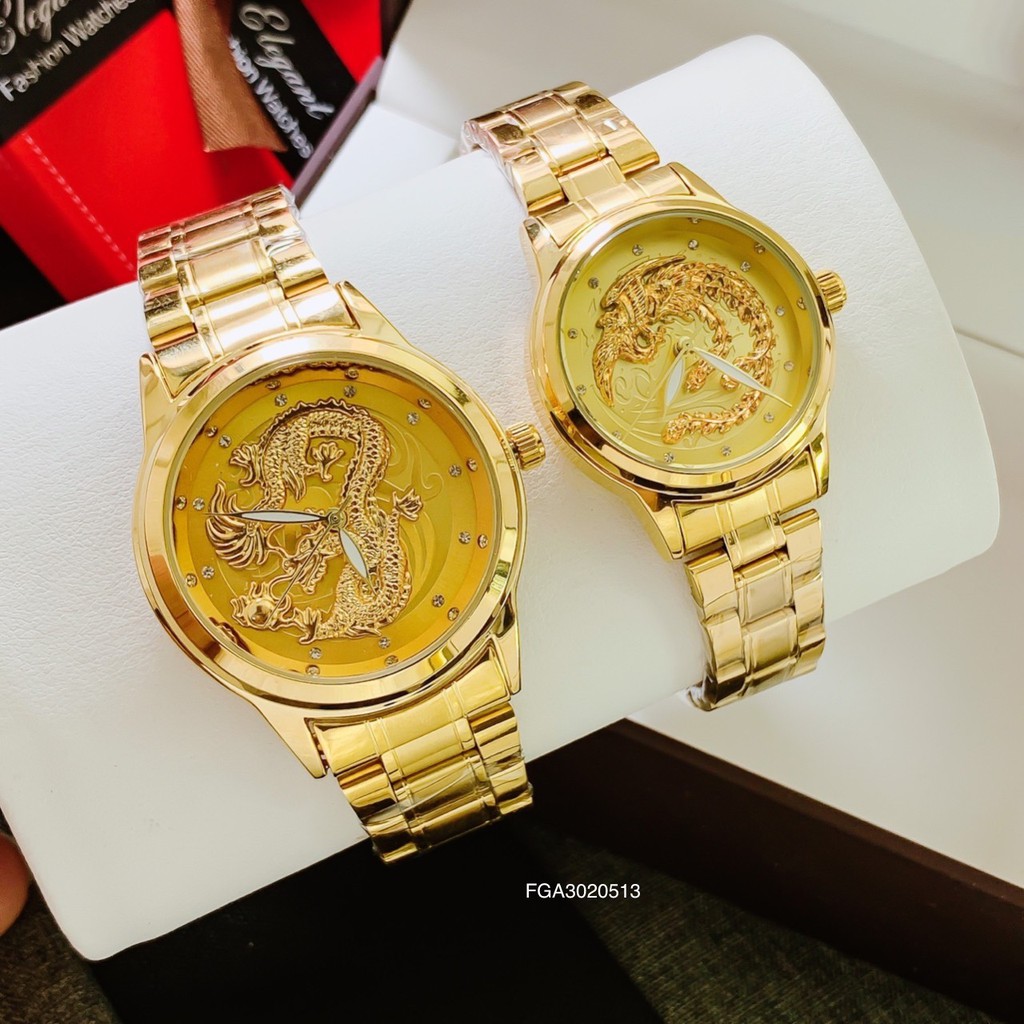 Đồng hồ nam rồng FNGEEN 3d dây thép chống nước | BigBuy360 - bigbuy360.vn