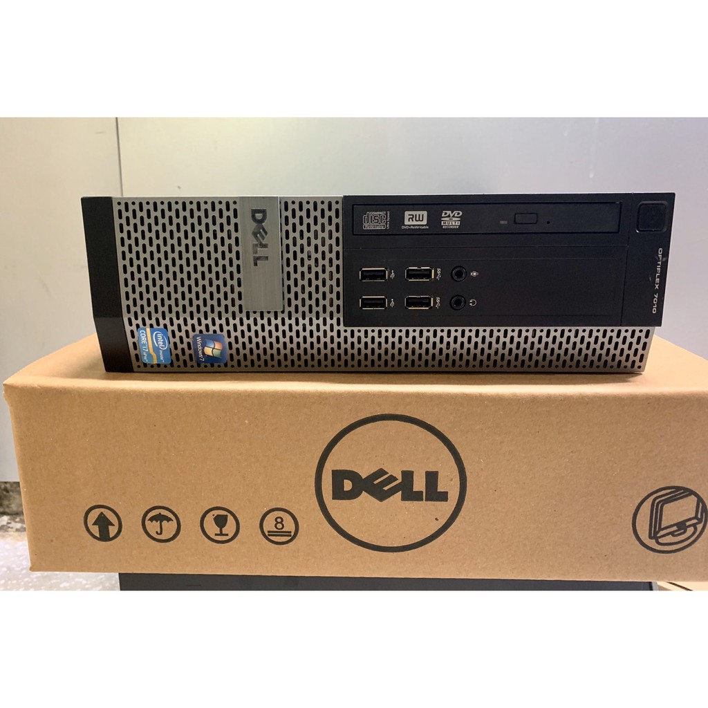 Case máy tính đồng bộ dell Optiplex 7010 core i5 3470, ram 8gb, ổ cứng SSD 240gb. Tặng usb thu wifi.Bảo hành 12 tháng