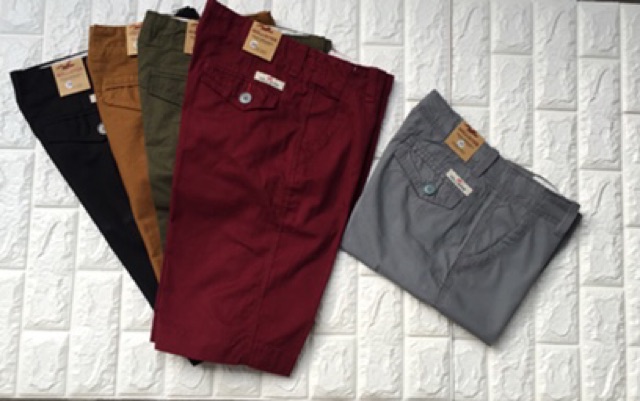 Quần Short kaki Nam thiết kế trơn nhiều màu basic, quần sọt kaki nam ngang gối thoáng mát,thấm hút mồ hôi QK01e