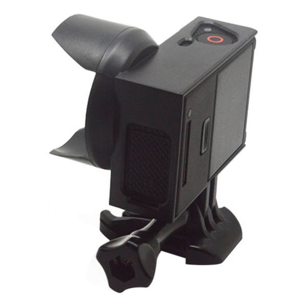 Frame Có Loa Che Nắng Cho Gopro 4 3 3+ (Đen) - Hàng Nhập Khẩu