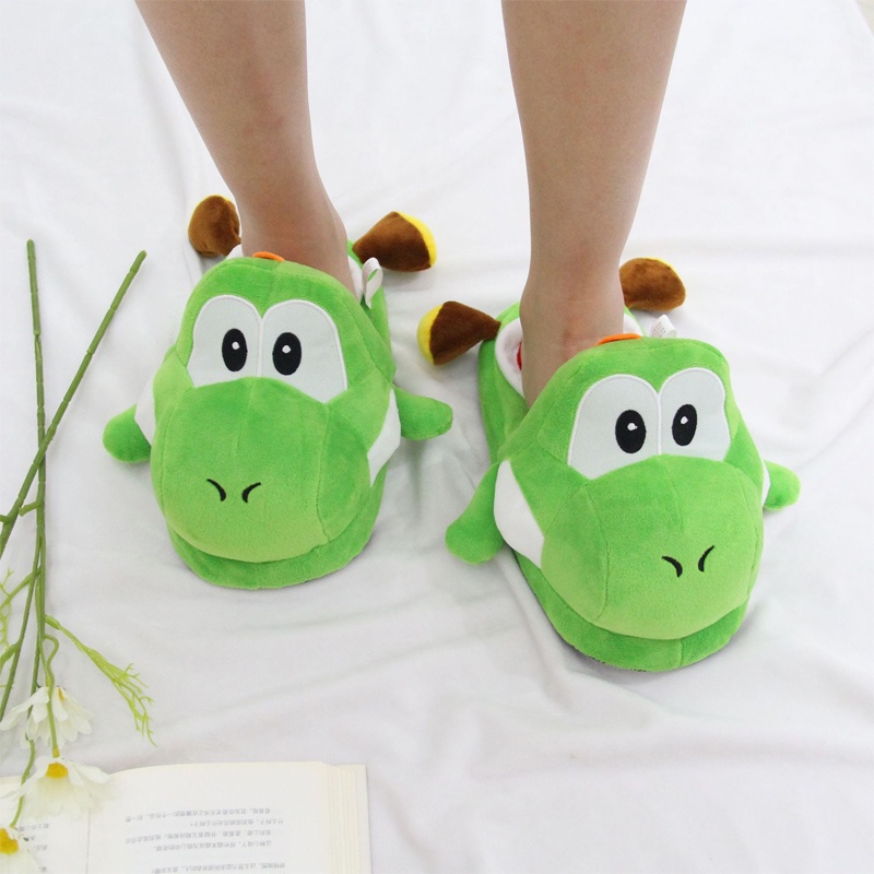 NINTENDO Dép Bông Hình Super Mario Bros Yoshi Dragon 28cm Phong Cách Nhật Bản
