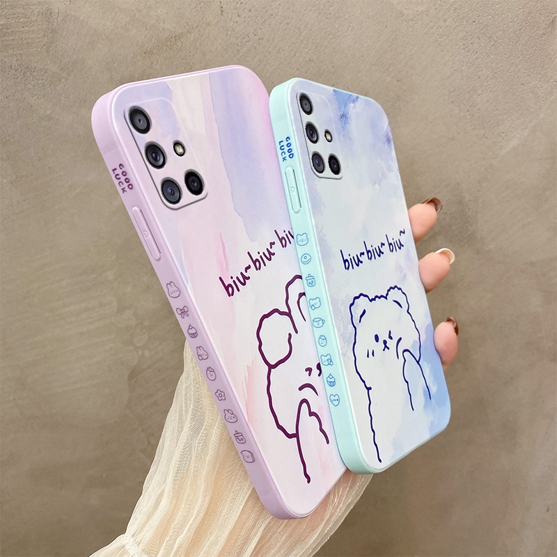 Oil Painting Fashion Casing For Samsung Galaxy A52s A52 4G A52 5G Galaxy A51 4G A71 4G A31 A21s A03s Camera Protection Anti Fall Soft TPU Cases Covers