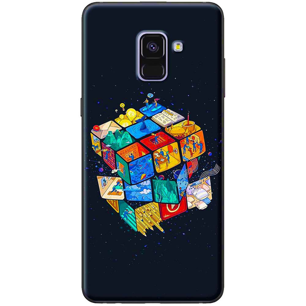 Ốp lưng nhựa dẻo Samsung Galaxy A5/A6/A7/A8/A9 2018 Rubik