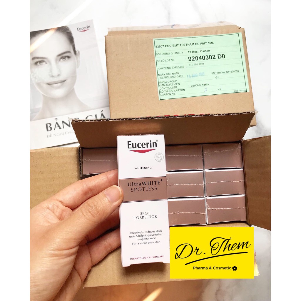 Giảm Thâm Nám Eucerin Spotless Brightening Spot Corrector 5ml - Serum Dạng Bút Chấm, Chàm, Đốm Nâu | BigBuy360 - bigbuy360.vn
