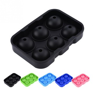 Silicone Round Ball Maker Ice Cube Tray 6 Cavities Chocolate Candy Mold Kitchen Tools