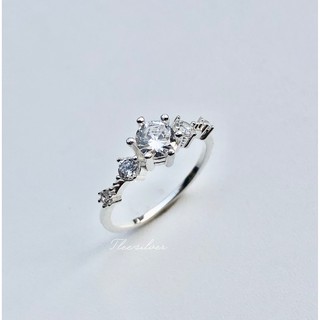 Nhẫn bạc nữ TLEE Snow Princess nạm đá lấp lánh TleeJewelry giá chỉ còn <strong class="price">7.900.000.000đ</strong>