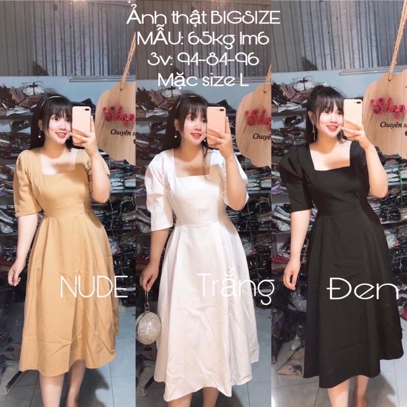 ĐẦM CÔNG CHÚA BIGSIZE 55-95kg (có size - ẢNH THẬT BIGSIZE) | BigBuy360 - bigbuy360.vn