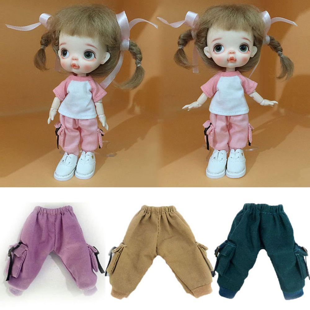 Quần Búp Bê Thời Trang Có Túi Cho Búp Bê ob11 obitsu11