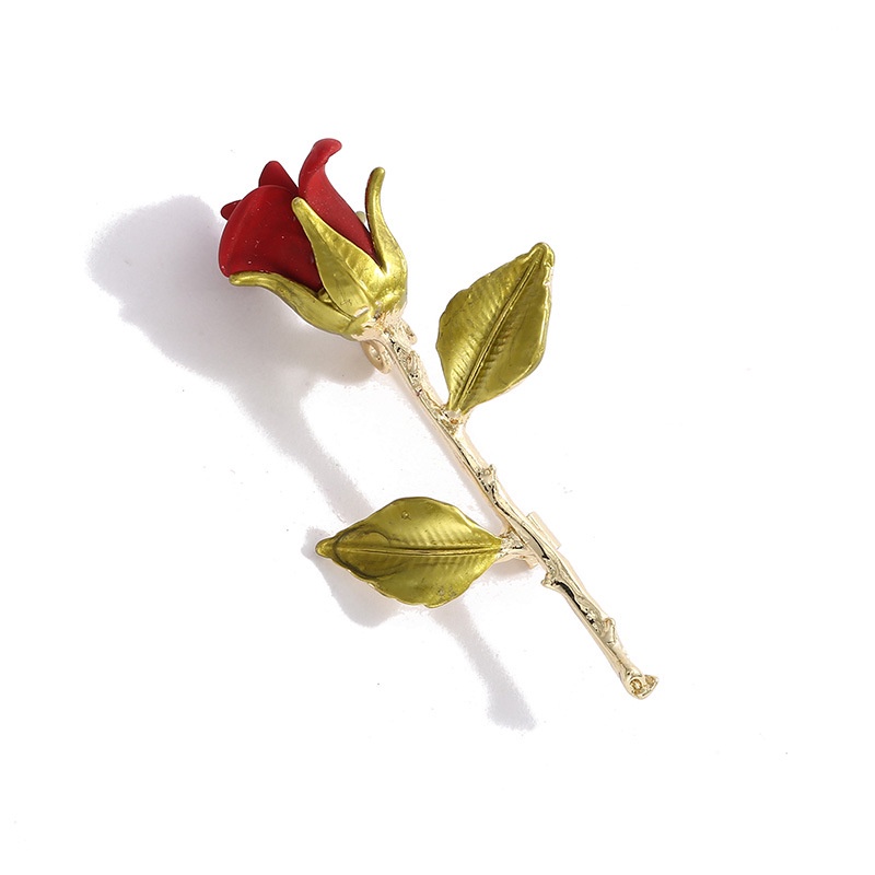 Ghim CàI ÁO HìNh Hoa HồNg ĐíNh Kim Cương Giả ThờI Trang Cho Nữ