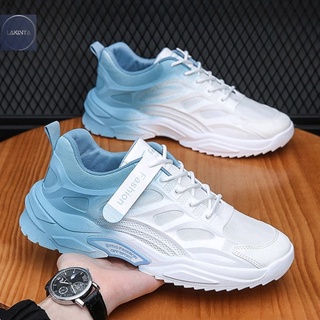 Giày Sneaker thể thao nam tập gym chạy bộ thể dục Lakinta cổ thấp phối màu Hàn Quốc G242