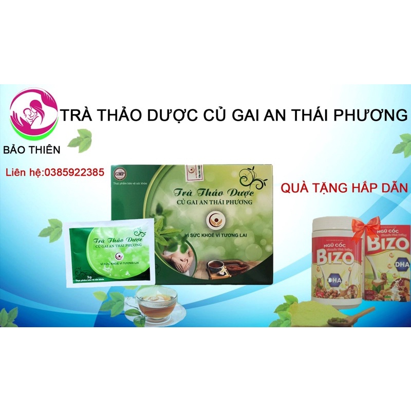 Trà thảo dược củ gai an thái dương-Hỗ trợ tăng sức khỏe cho mẹ-0mua 1 tặng them ngũ cốc dinh dưỡng