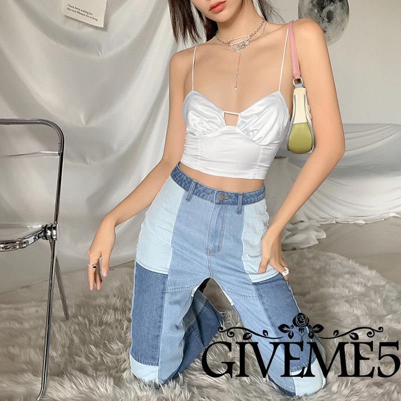 Áo Lửng Hai Dây Cổ Tim Quyến Rũ Dành Cho Nữ