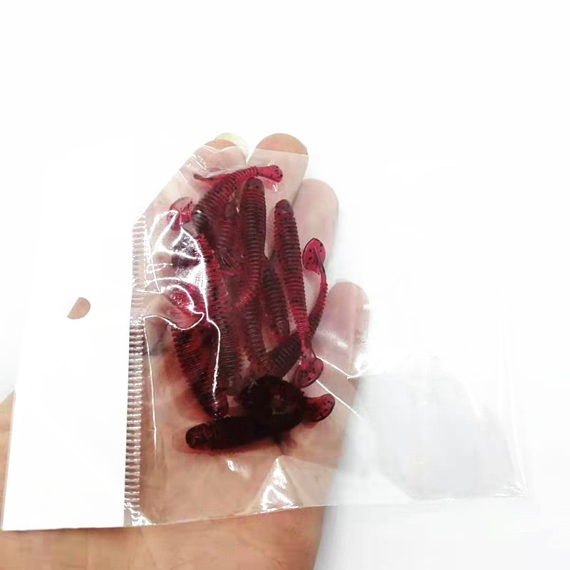 Set 10 Mồi Giả Mềm Thu Hút Câu Cá Hiệu Quả 5cm 0.7g