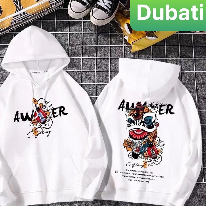 ÁO KHOÁC HOODIE KÌ LÂN CHẤT NỈ DÀY DẶN NAM NỮ UNISEX PHONG CÁCH NHẬT BẢN- DUBATI FASHION
