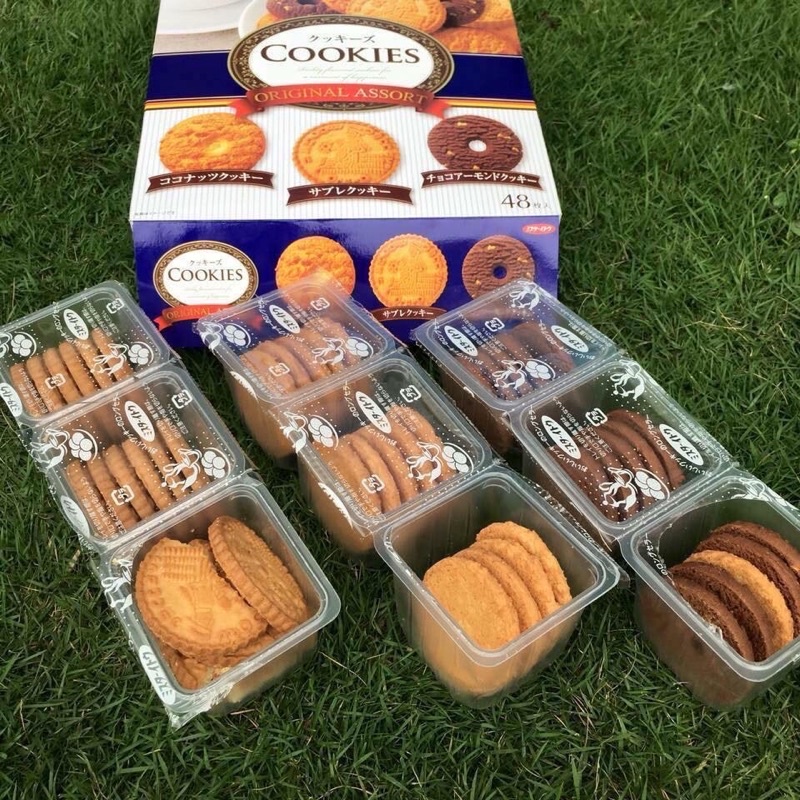 Bánh quy 3 vị Cookies Original Assort Nhật hộp 48 cái