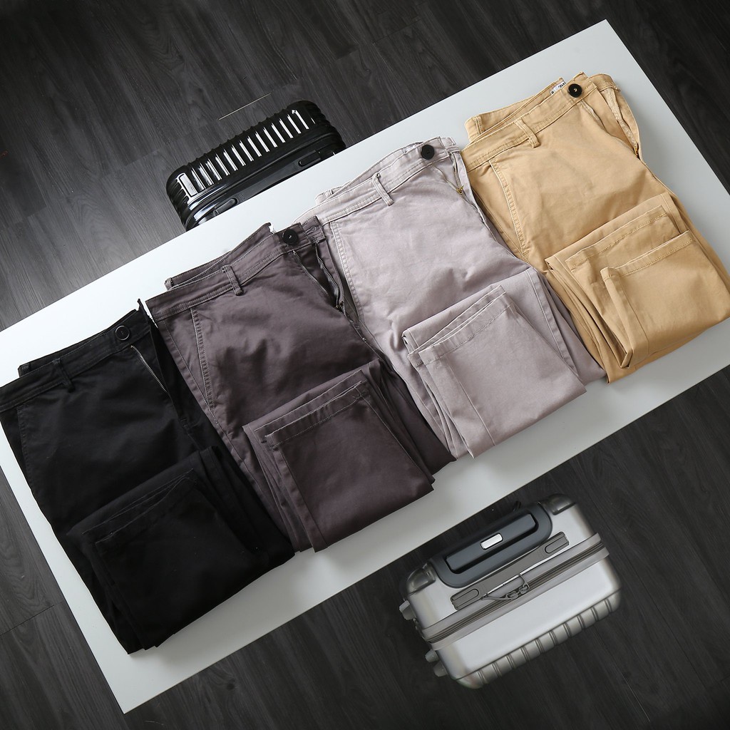 Quần dài kaki nam ống đứng bigsize đủ màu -85-135kg