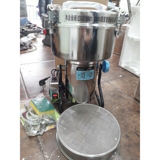 Máy xay bột khô, bột mịn 4,5kg/mẻ, xay thuốc bắc, tam thất, bột ngũ cốc siêu mịn