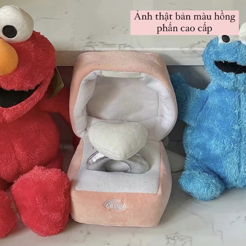 Nhẫn bông cầu hôn siêu to dễ thương bản Trung chuẩn video tiktok
