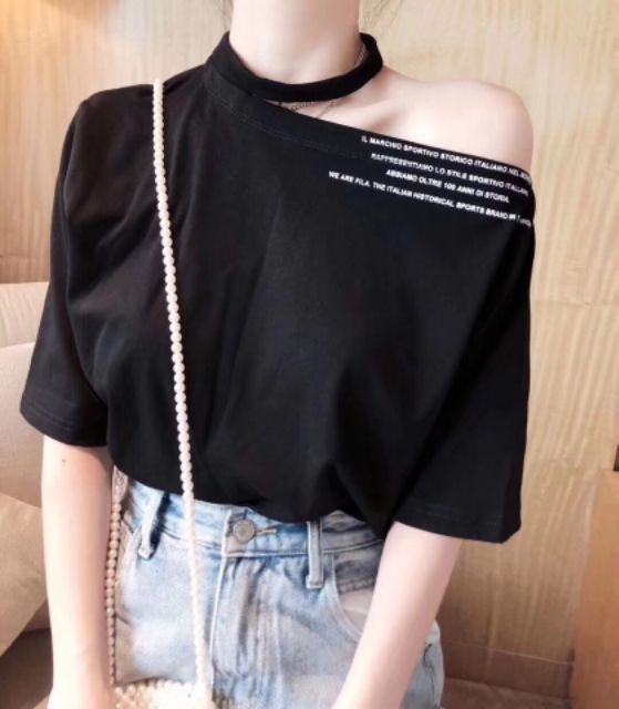 Áo Thun Nữ Trễ Vai Cực Đẹp ( y hình)