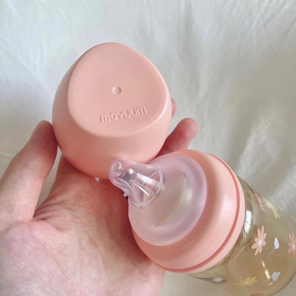 Bình Sữa Moyuum PPSU Hoa Cúc Chính Hãng Hàn Quốc 170ml - 270ml