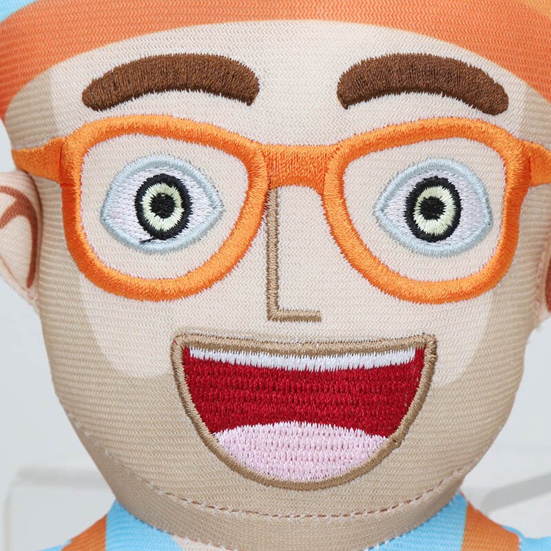 32cm Đồ chơi sang trọng Blippi Đồ chơi nhồi bông búp bê Video giáo dục cho trẻ em Quà tặng trẻ em có mặt