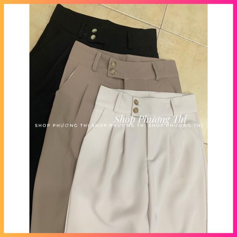 Quần ống suông, Quần Culottes cài lệch thời trang công sở phong cách Hàn Quốc -MOONMY (hình thật/video/sẵn) | BigBuy360 - bigbuy360.vn