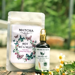 Combo Thuốc Bắc Handmade Tái Tạo Da - Serum Giảm Mụn Thâm Rỗ - Đánh Bay Tất Cả Các Loại Mụn, Mờ Nám, Tàn Nhan