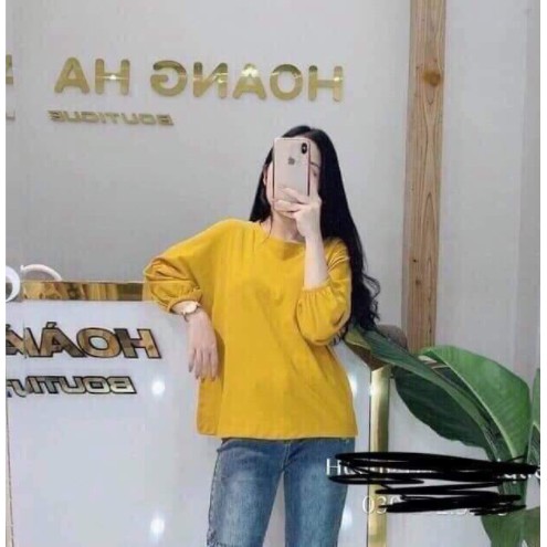 Áo nỉ thu đông bo gấu tay siêu xinh AT02 | BigBuy360 - bigbuy360.vn