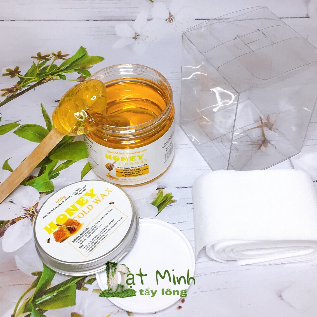 WAXING TẨY LÔNG 650G, WAX LẠNH ĐẠTMINH HONEY COLD WAX