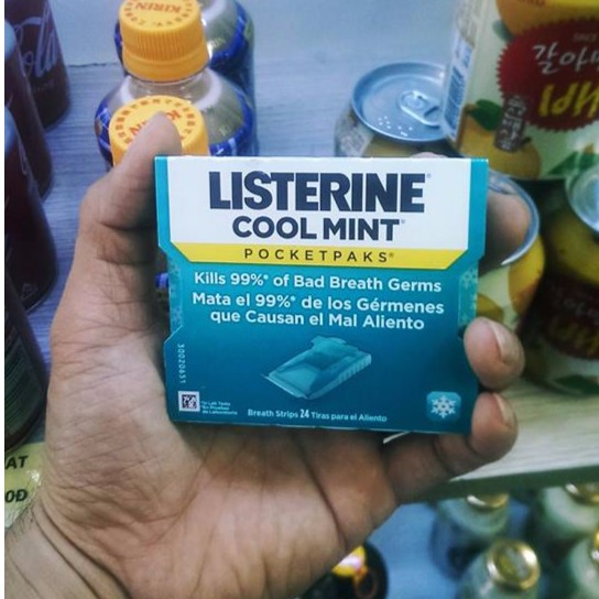 MIẾNG NGẬM THƠM MIỆNG LISTERINE CANADA.