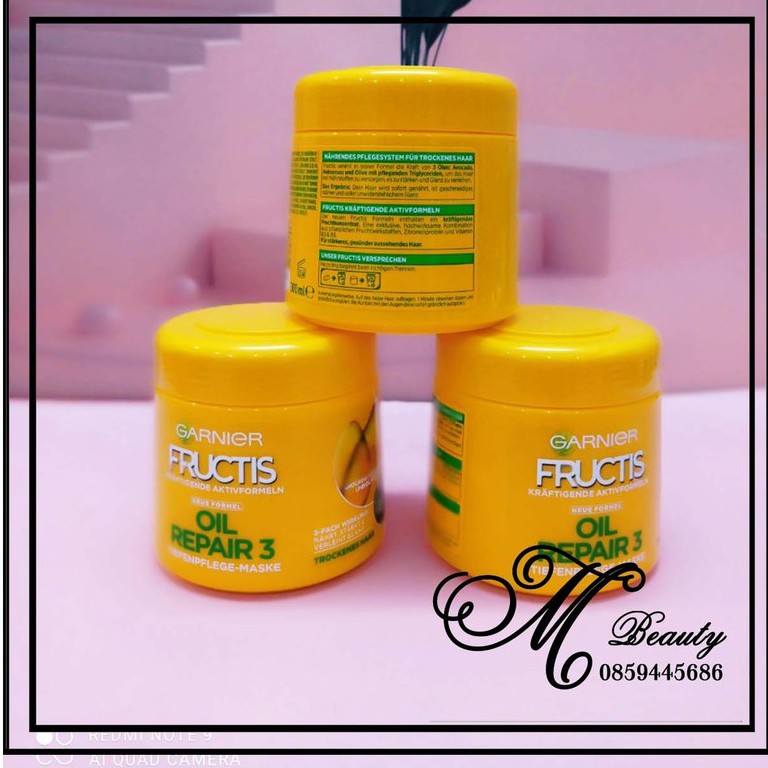 Kem ủ tóc Garnier Fructis Hàng Đức