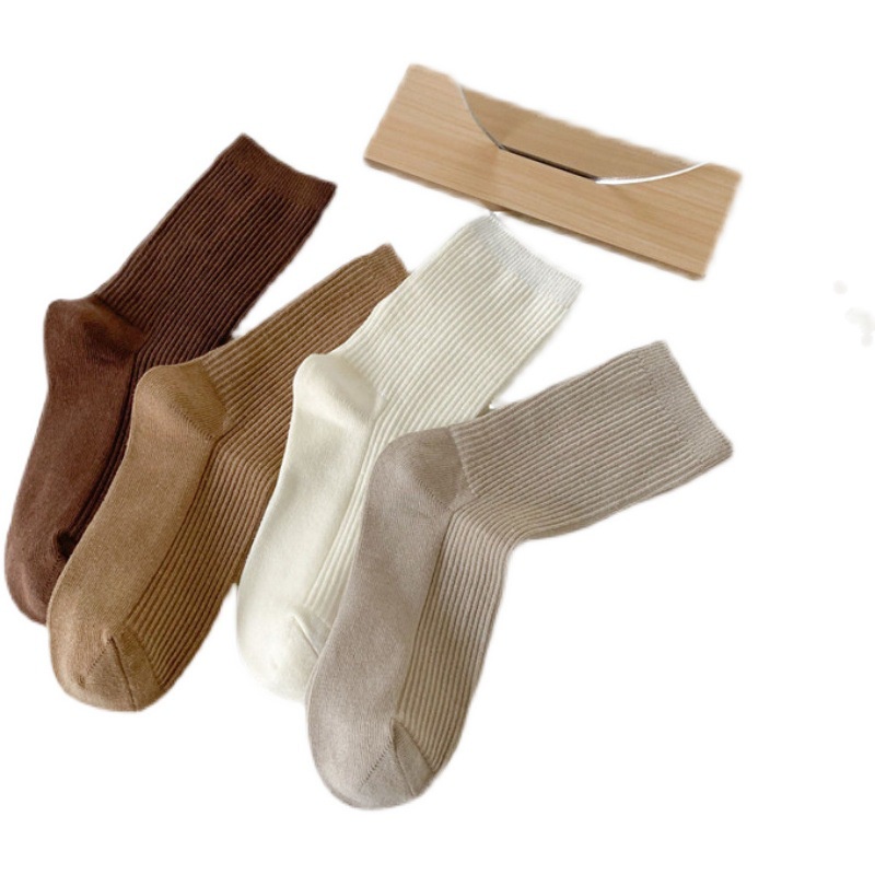 Tất Nữ Cổ Vừa Màu Trơn Picnic ERASHOP 079454 - Đơn Giản, Vải Co Giãn 4 Chiều, Hot Trend, Siêu Rẻ Đẹp