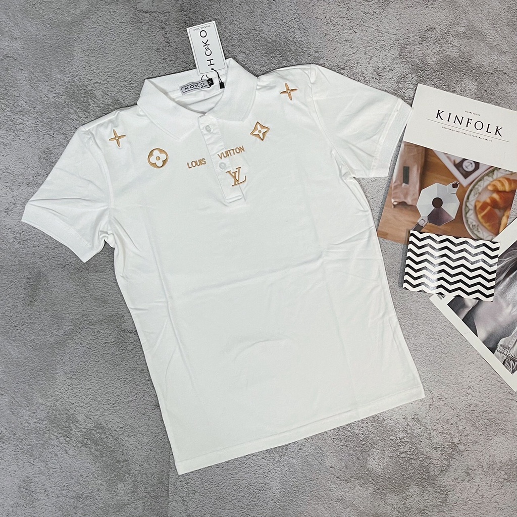 Áo Thun Nam Polo, áo thun nam Có Cổ Ngắn Tay Vải Cotton Xuất Xịn, Chuẩn Form, Sang Trọng Lịch Lãm