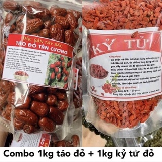 Combo 1kg kỉ tử + 1kg táo đỏ