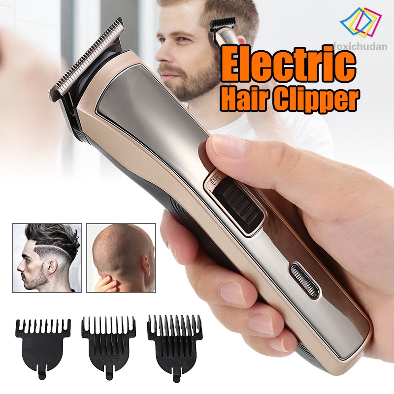 Tông đơ không dây cắt tỉa tóc cạo đầu chuyên nghiệp kích thước xách tay dành cho nam