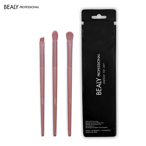 Cọ Trang Điểm Mắt BEALY Set 3c-pink Girl