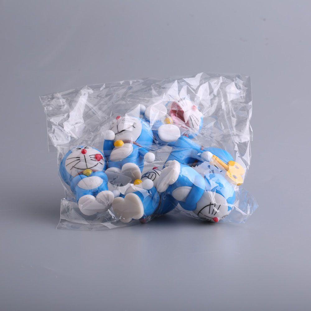 Bộ 6 Mô Hình Nhân Vật Hoạt Hình Doraemon Dùng Trang Trí