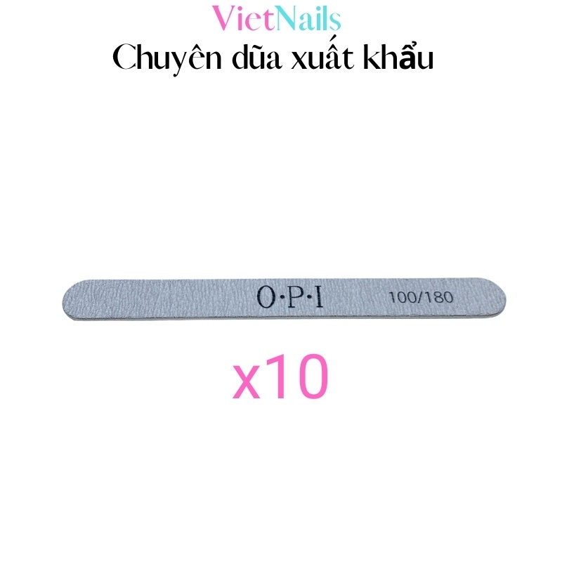 Dũa Móng Tay Nhám OPI, Dũa Móng Nail Chuyên Dụng Cho Thợ Làm Móng Độ Nhám 100/180