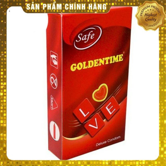 Bao cao su gia đình Golden Time trơn (Hộp10 chiếc)