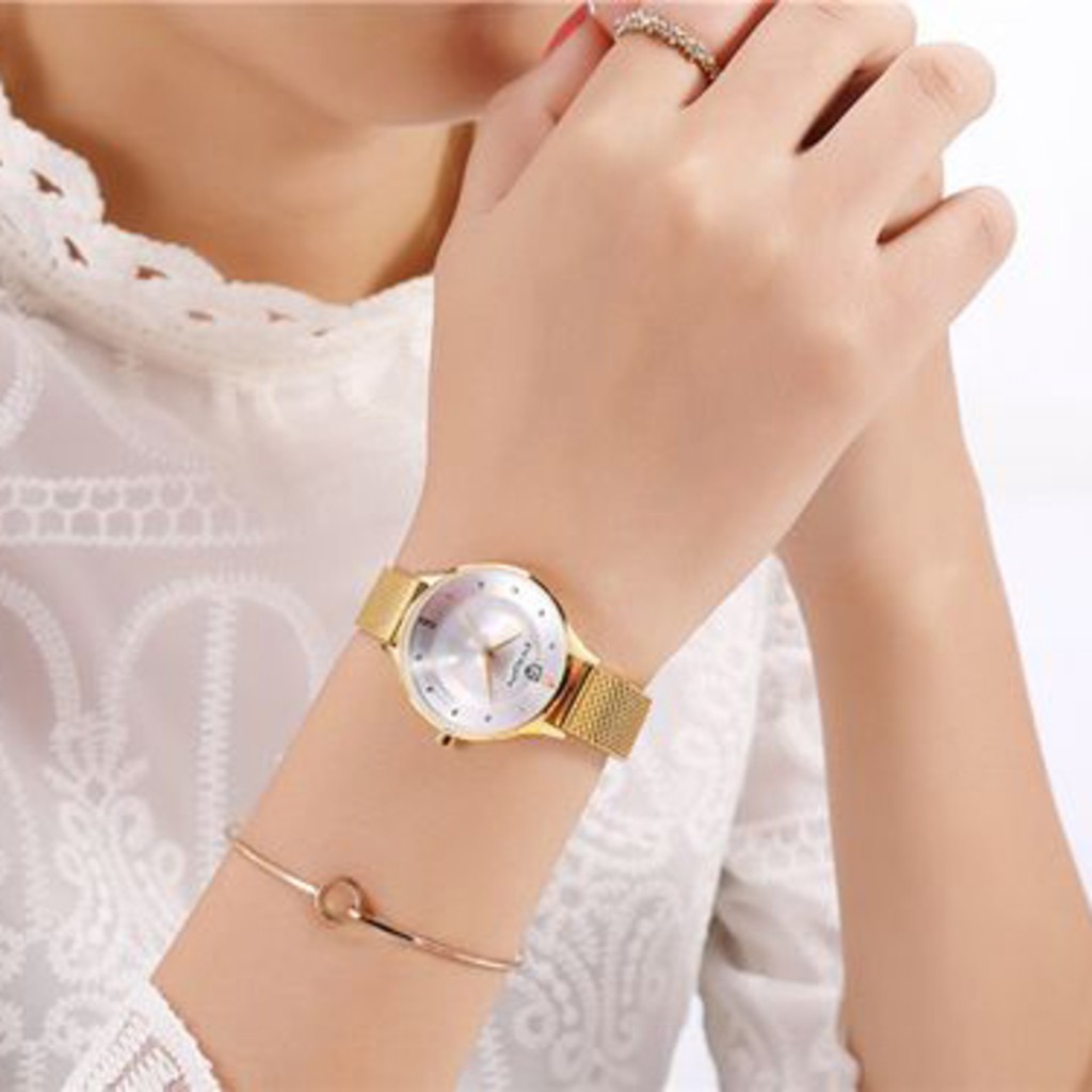 Đồng hồ nữ dây kim loại Pagini PA2188 mặt kính Sarpphire chống nước, chống xước, thời trang, sang trọng | BigBuy360 - bigbuy360.vn