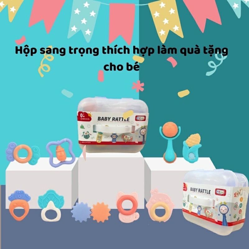 GẶM NƯỚU BABY RATTLE CHO BÉ
