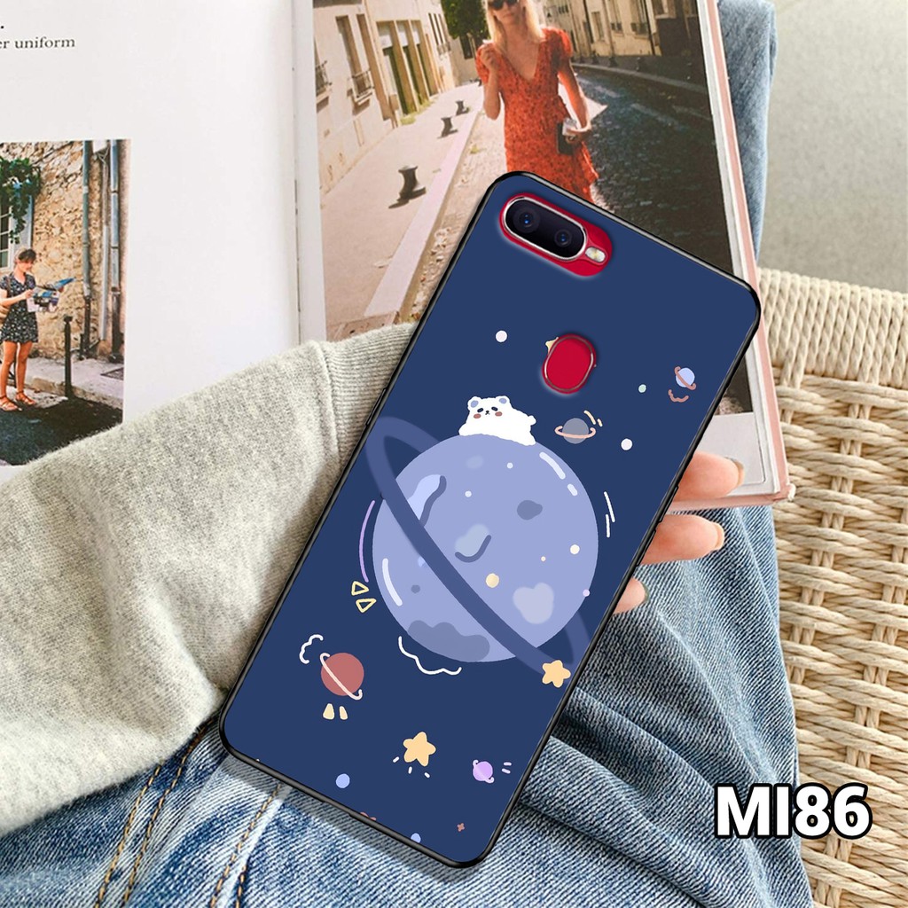 Ốp lưng OPPO F5 - F7 - F9 - A7 - A5S - A12 in hình vũ trụ siêu cute