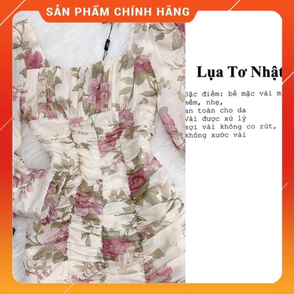 Váy hoa thân nhún V1624