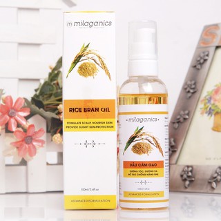 Dầu cám gạo Milaganics 100ml (Mới)