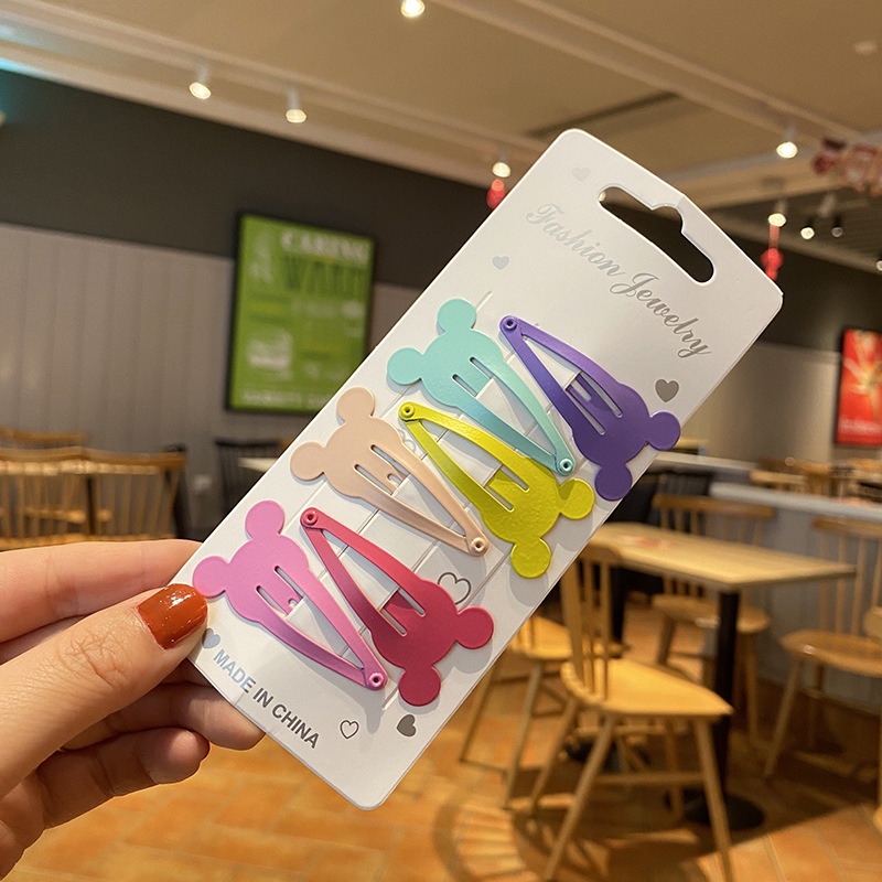 Kẹp Tóc Trang Trí Hình Bướm / Ngôi Sao Màu Sắc Kẹo Ngọt 2022