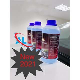 Combo 2 chai nước rửa kính ôtô casf windshield washer fluid 1 lít wf2001 thaco diện mạo mới 2021